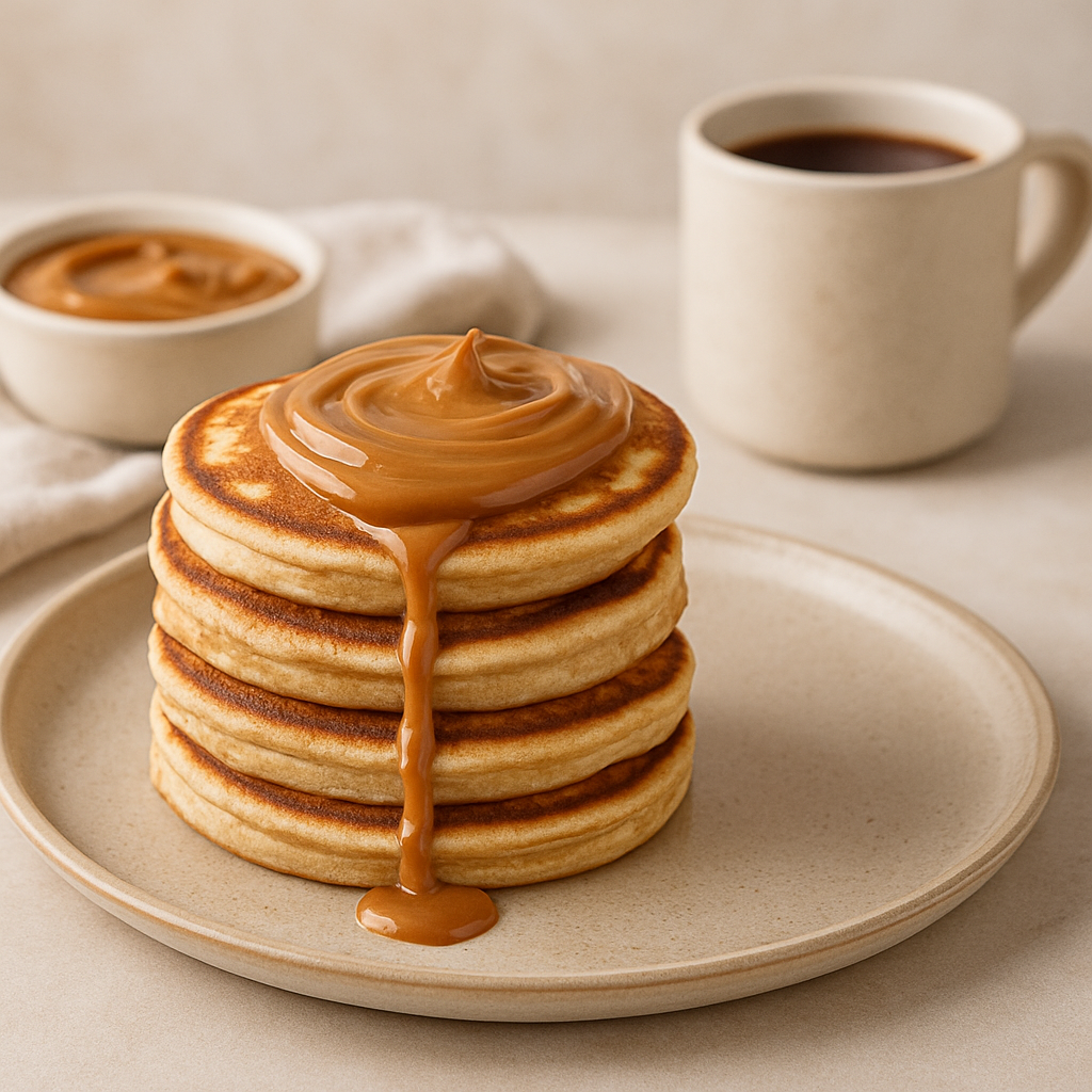 Vegan Dulce Nut de Leche Pancakes