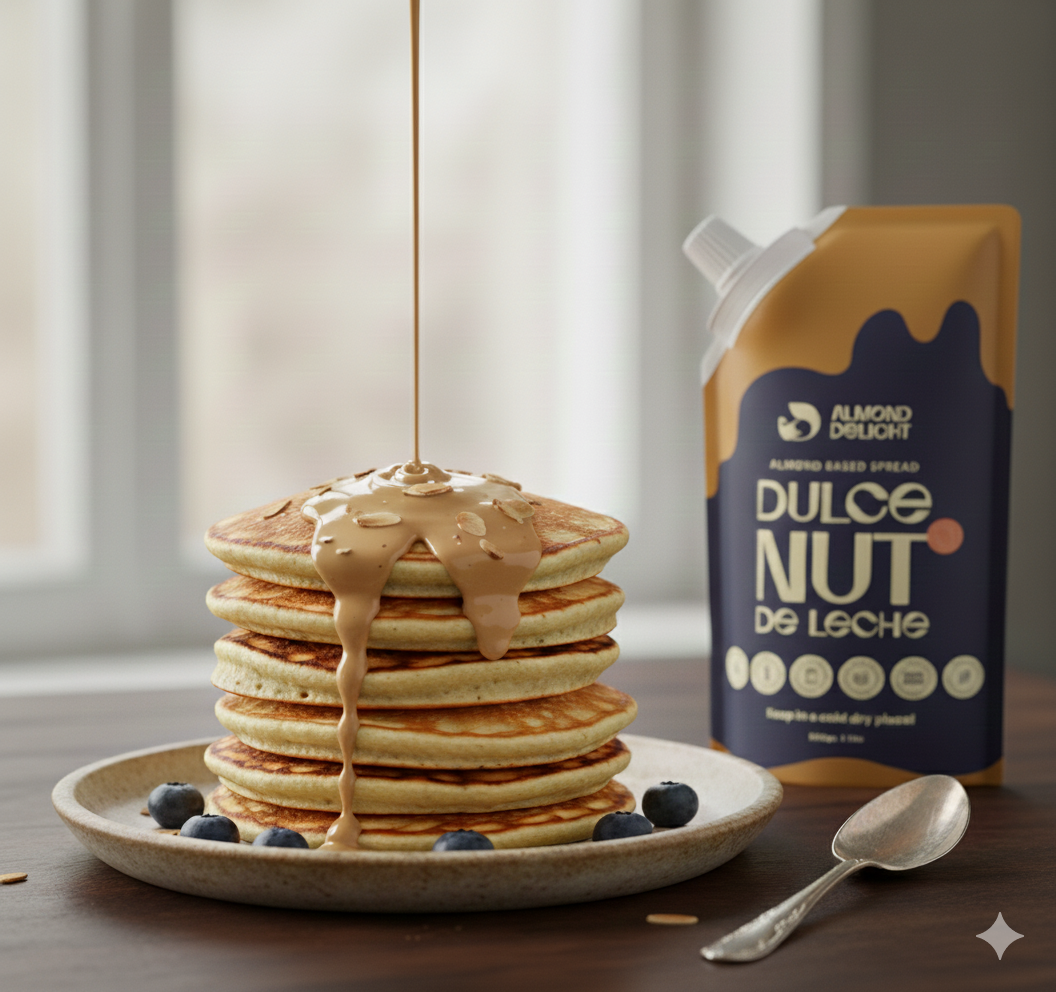 🥞 Vegan Dulce Nut de Leche Pancakes