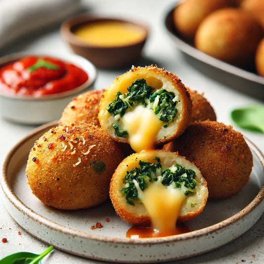 Potato Bites with Chednut Cheese & Spinach